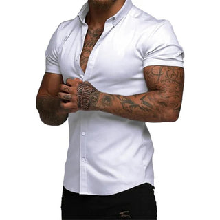 StrideFit – StretchTech Slim Shirt for Work & Workout