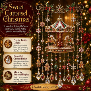 FestivaGlow – Christmas Crystal Wind Chime