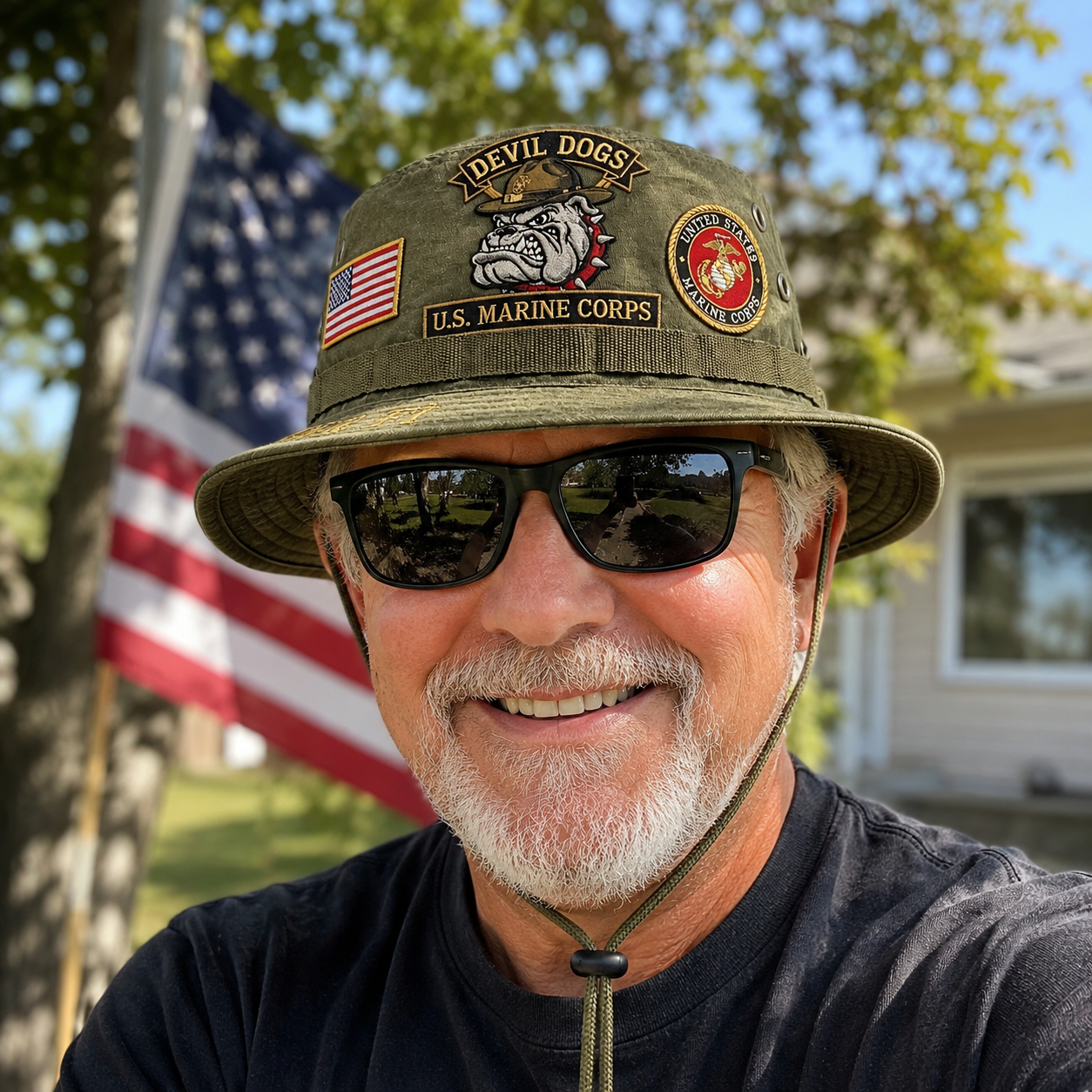 🇺🇸 Last Day Promo: 49% OFF -🐾U.S. Marine Corps Devil Dogs Tribute Boonie Hat