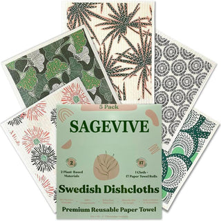 FreshFiber - Ultra-Absorbent Swedish Dishcloth Set