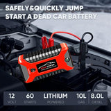 AutoRescue - Compact Jump Starter with QC3.0 Fast Charge