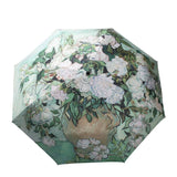 RetroShade – Vintage Stained Auto Umbrella