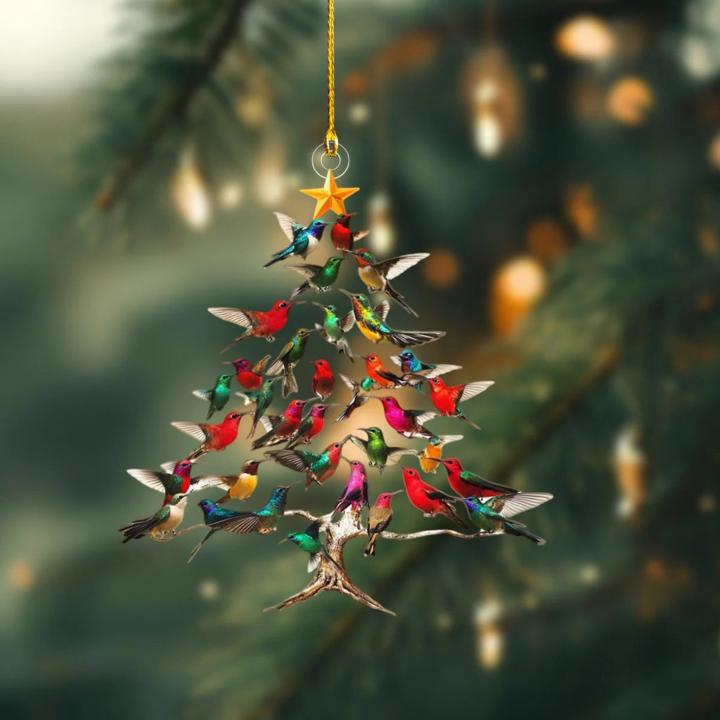 WinterWings - Radiant Hummingbird Ornament for Magical Décor