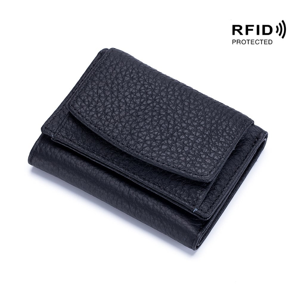 AuraVault - Premium Leather RFID Wallet