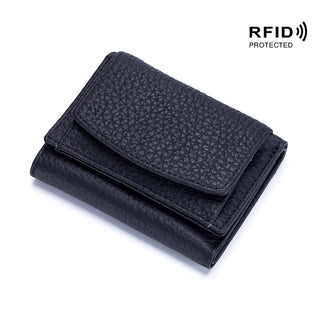 AuraVault - Premium Leather RFID Wallet