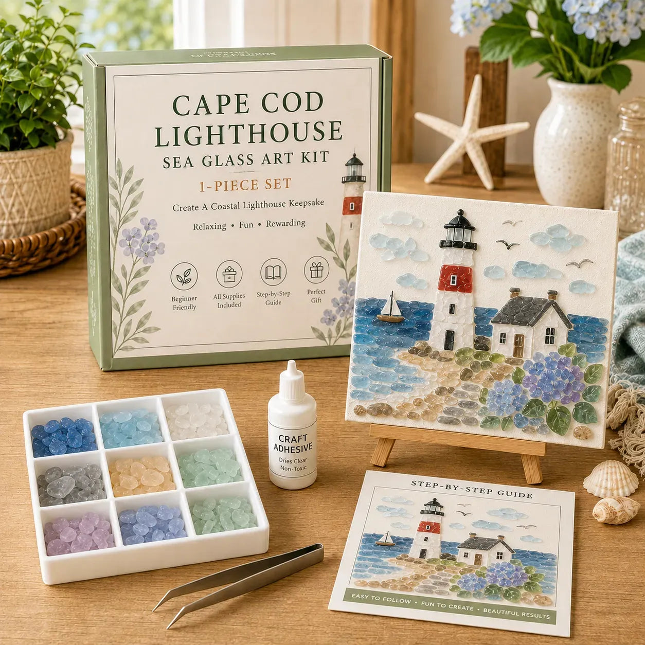 HeritageScape – American Destinations Sea Glass Art Kit