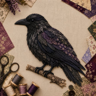 CraftNest – Handmade Patchwork Bird Hanging Kit