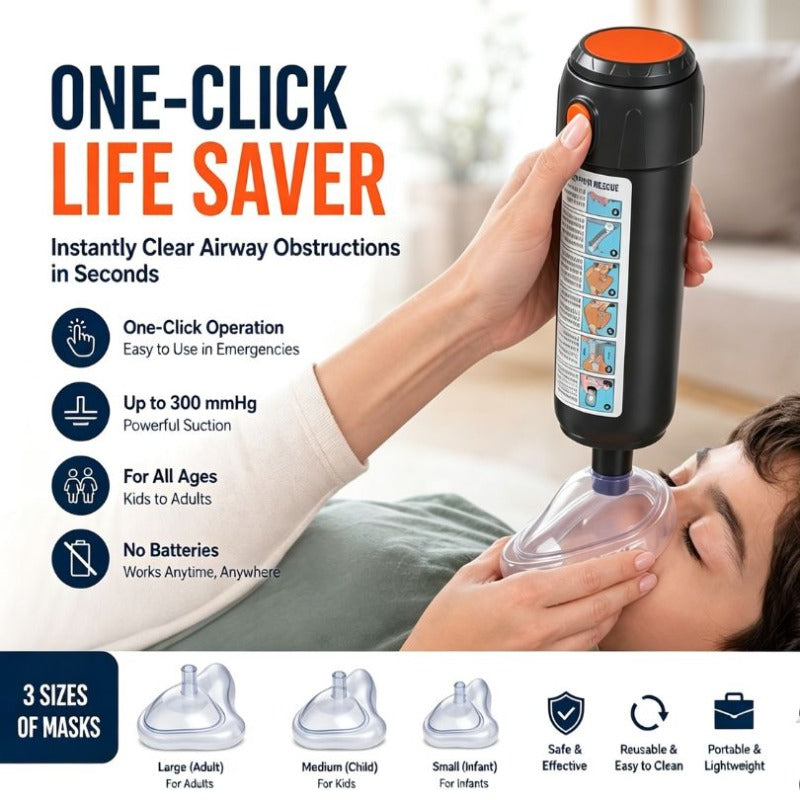 AirGuard – One Button Emergency Airway Suction Device