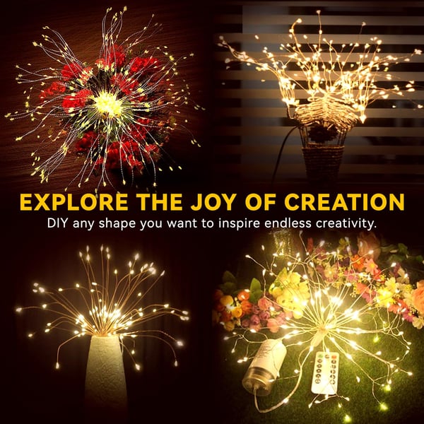 StarLume – Hanging Starburst Fairy Lights