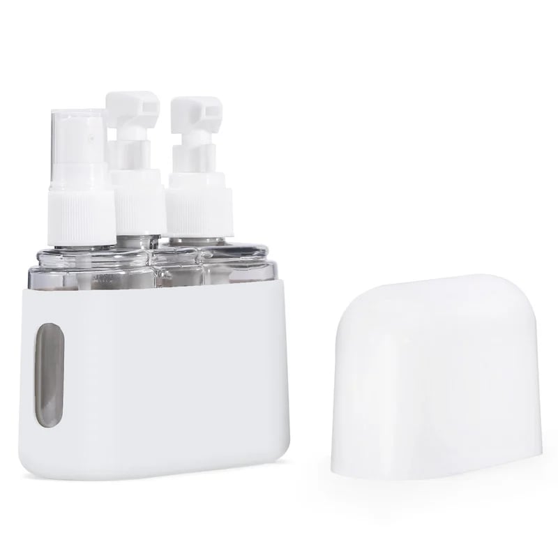 PackEase – Portable Shampoo Dispenser Kit