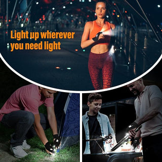 GlowGrip - Waterproof LED Flashlight Gloves
