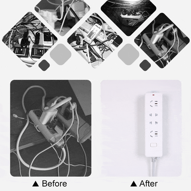 WallGrip - Adhesive Socket Holder for Effortless Mounting