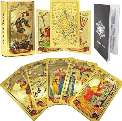 GoldenOracle – Luxury Gold Foil Tarot Deck