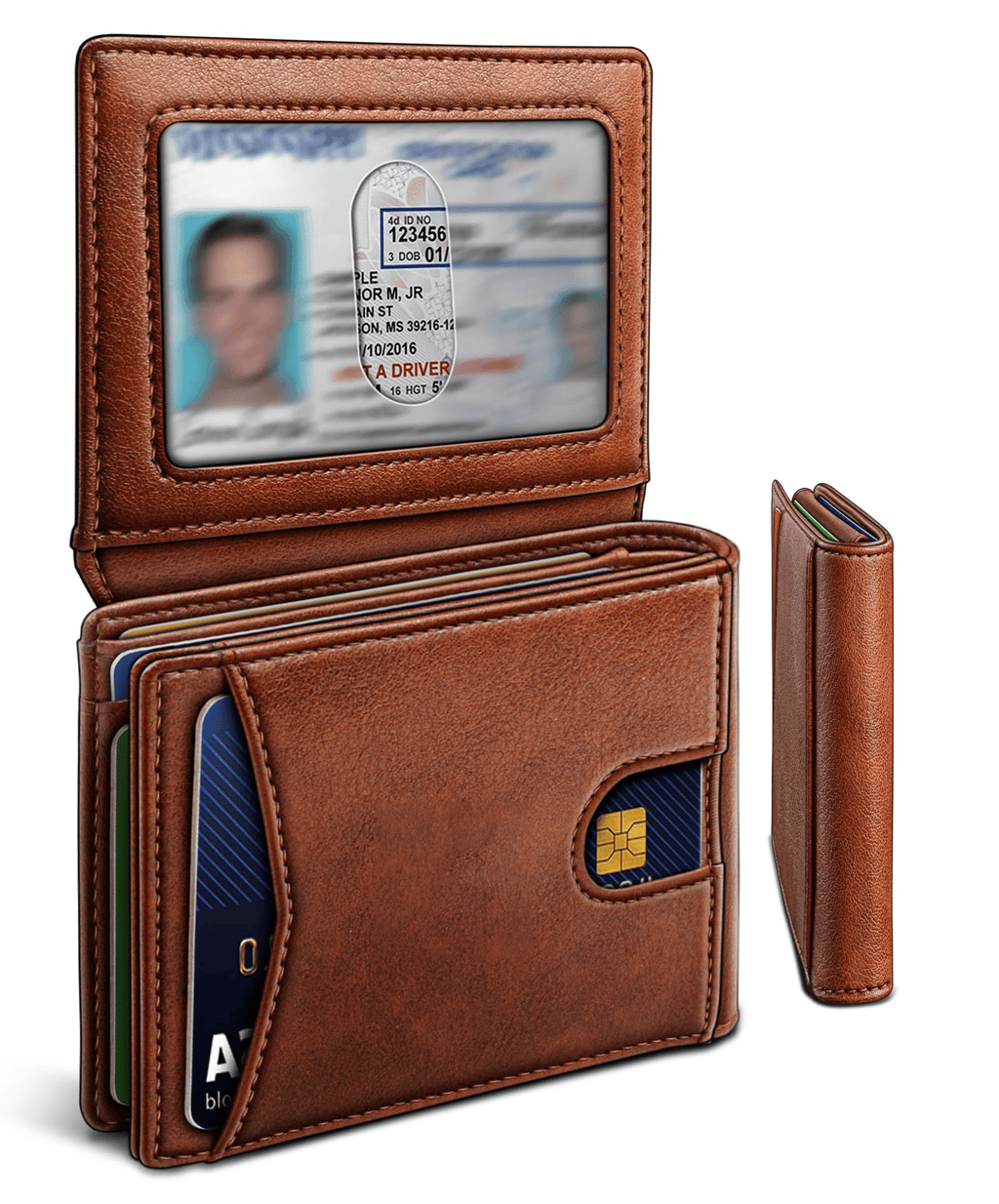 SlimGuard – Leather Front Pocket Card Holder