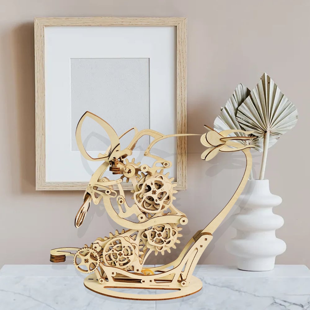 WoodWhirr – 3D Mechanical Wooden Hummingbird
