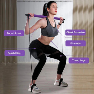 CoreSculpt - Ultimate Pilates Bar Set for Full Body Fitness