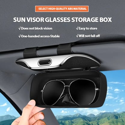 VisionVault - Sleek Car Glasses Storage