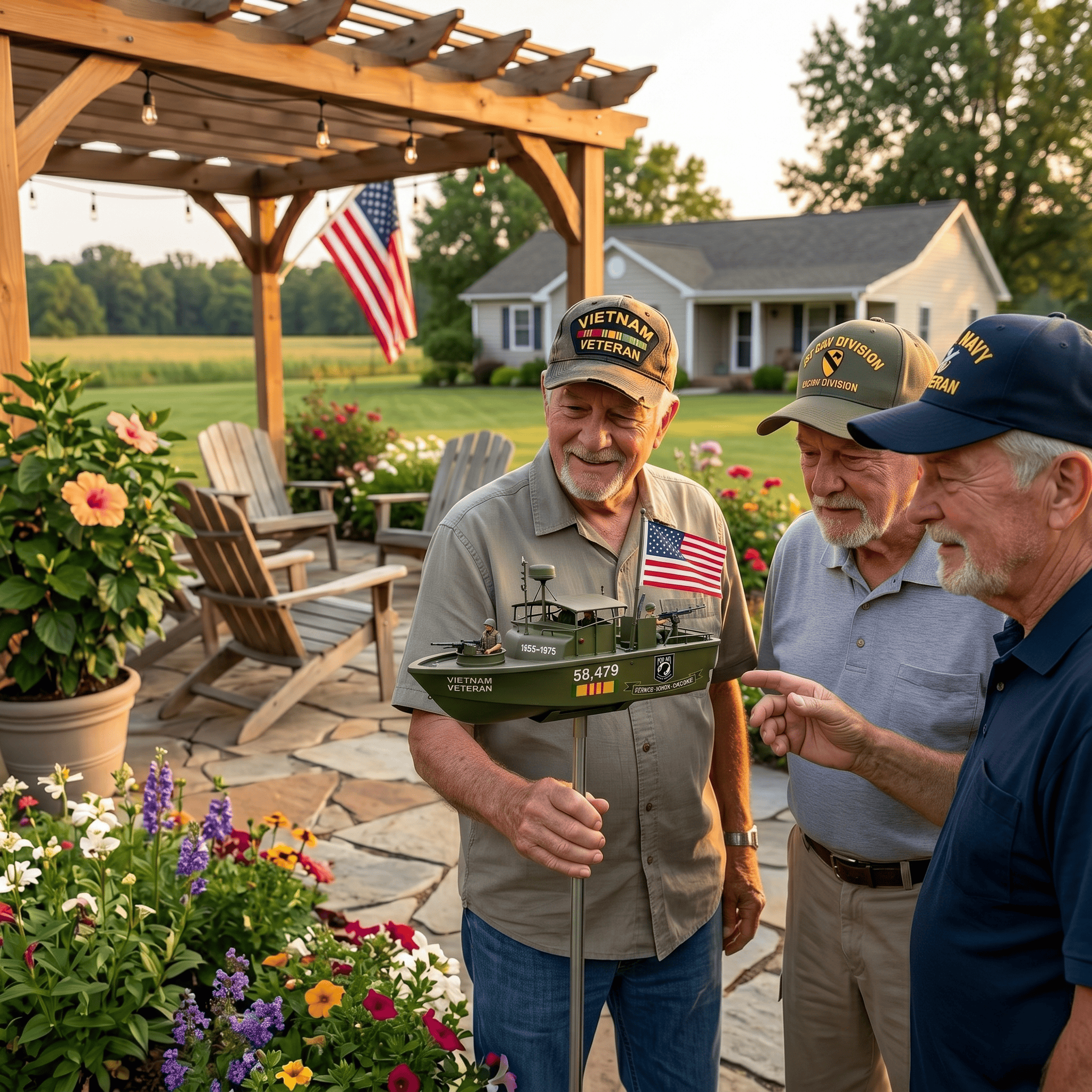 🏆Last Day Promo: 49% OFF 🎖️-Vietnam Veteran PBR Patrol Boat Garden Spinner- ✈️Buy 2 Free Shipping Today!