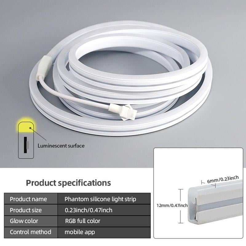 VividGlow - Customizable LED Light Strip via APP