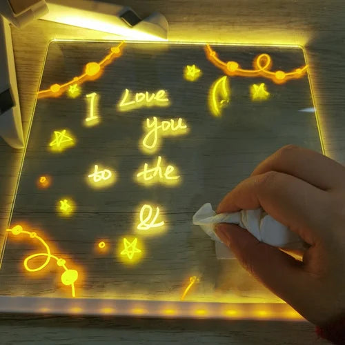 LuminaScribe - LED Note Board with Colors marnetic