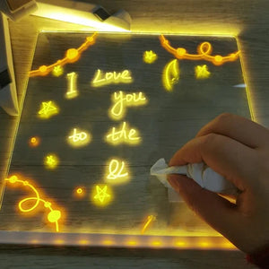 LuminaScribe - LED Note Board with Colors marnetic