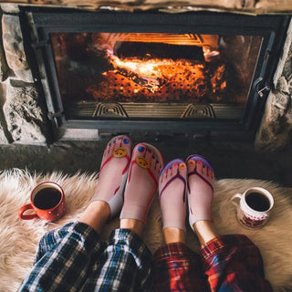 Super Comfy Manicure Print Socks marnetic