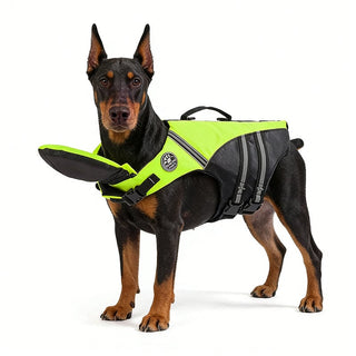 🐾Dog Life Jacket - High Buoyancy Foam, Adjustable Fit
