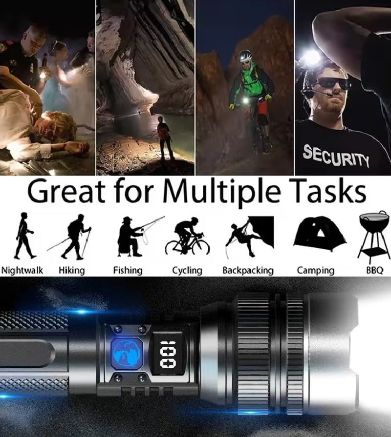 TerraGlow – Survival Ready Tactical Flashlight