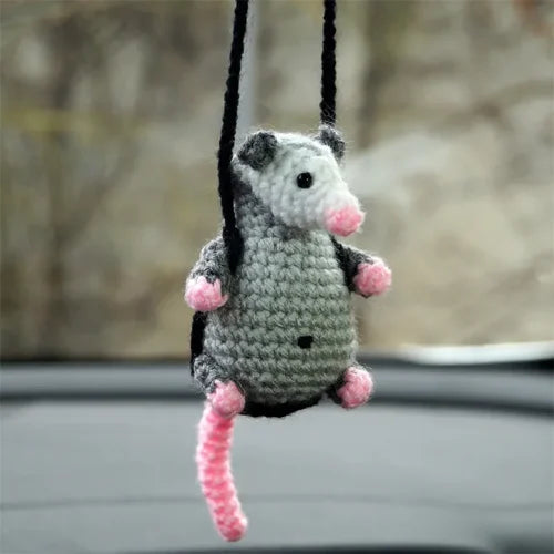 FurryFlicks - Charming Possum Car Pendant