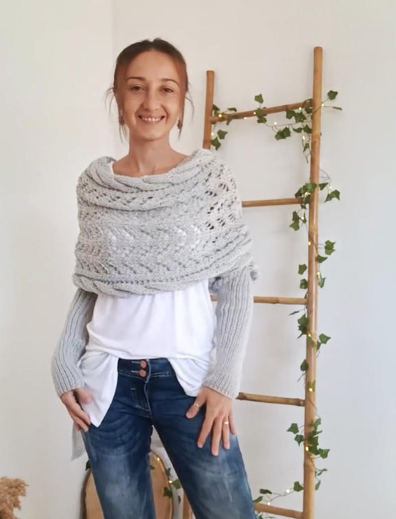 ThreadGlow – Stylish Cable Shrug