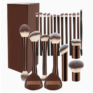 GlamBrew - 20-Piece Pro Makeup Brush Set