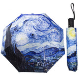 RetroShade – Vintage Stained Auto Umbrella
