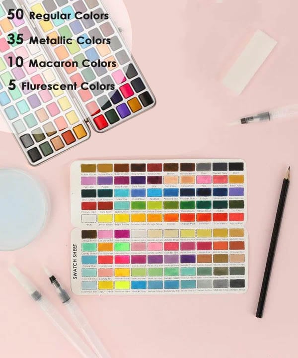 AquaMaster – Premium Watercolor Set for Artists