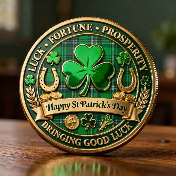 GoldClover – Lucky Coin Keepsake