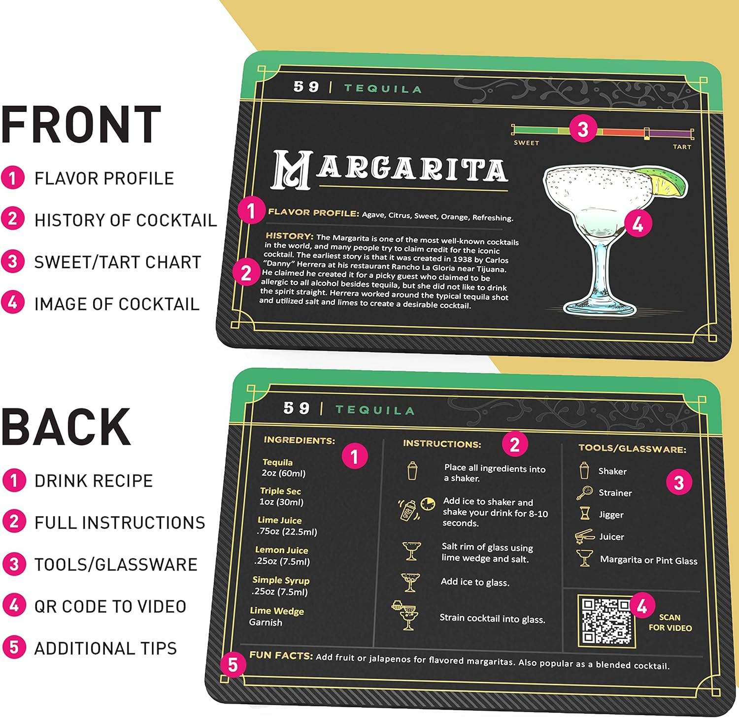 Cocktail Secrets - Master Drinks with QR Video Guides