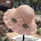 SunFlair – Elegant Ruffled Straw Hat