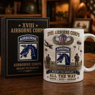 🪂U.S. Army Airborne Units “All the Way” Tribute Mug