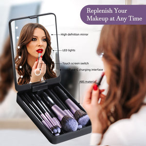 FlickerFlair - LED Brushes for Effortless Travel Glam