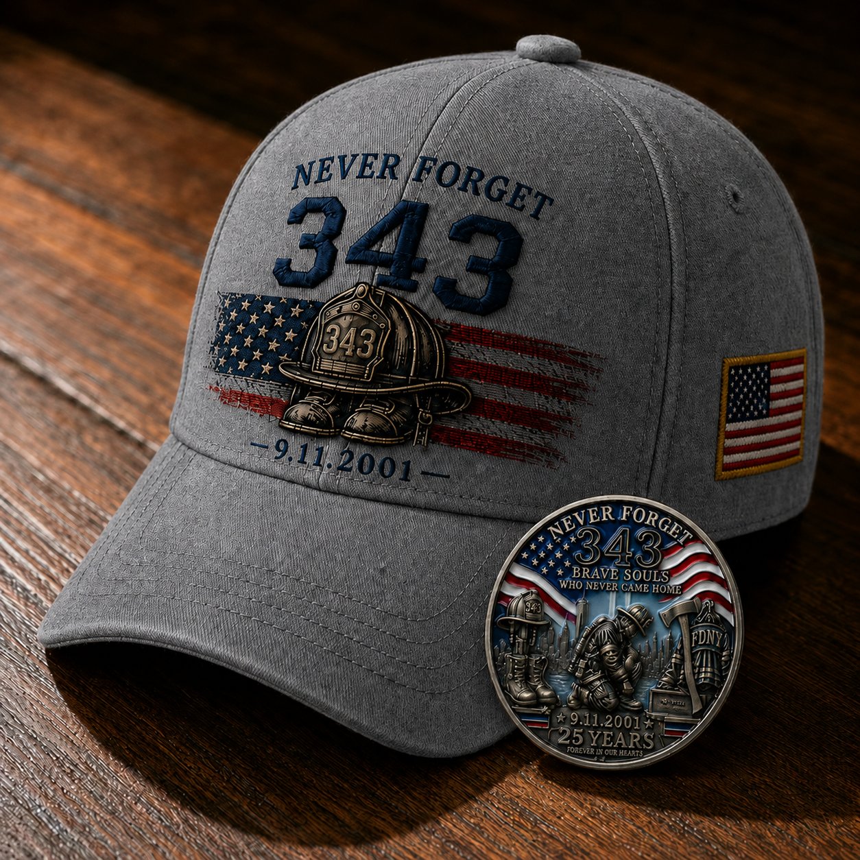 Legacy343 – Never Forget Memorial Cap