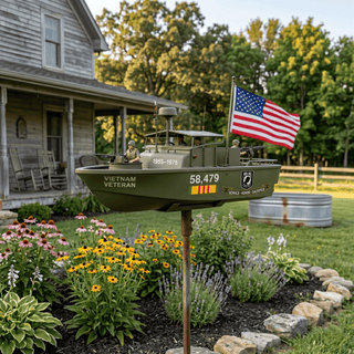 🏆Last Day Promo: 49% OFF 🎖️-Vietnam Veteran PBR Patrol Boat Garden Spinner- ✈️Buy 2 Free Shipping Today!