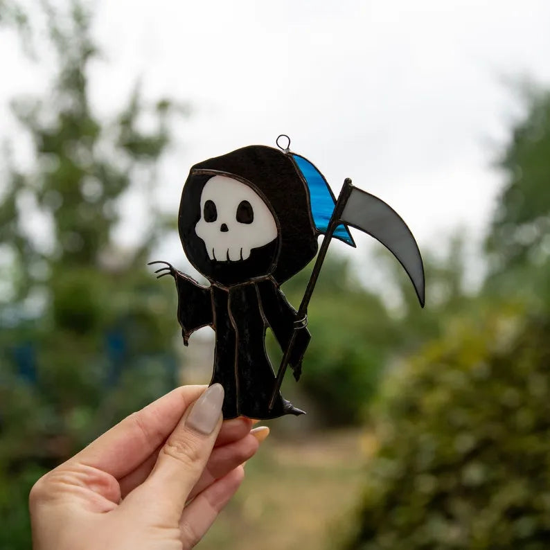 SpookyShade - Halloween Grim Reaper Sun Catcher