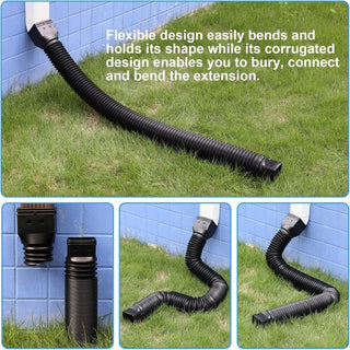 RainGuard – Flexible Downspout Extension Kit