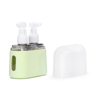 PackEase – Portable Shampoo Dispenser Kit