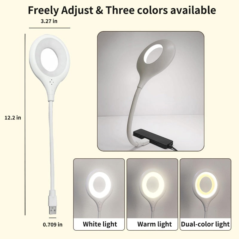 VocaLite - Smart Dimmable Gooseneck Desk Lamp