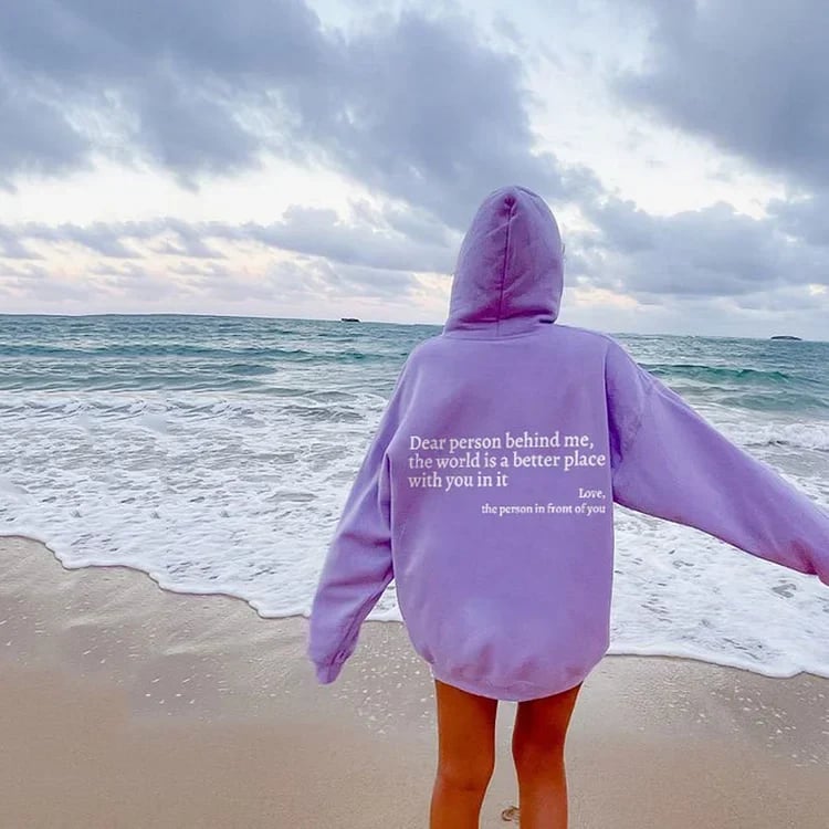 BackTalk - Inspirational Message Sweatshirt