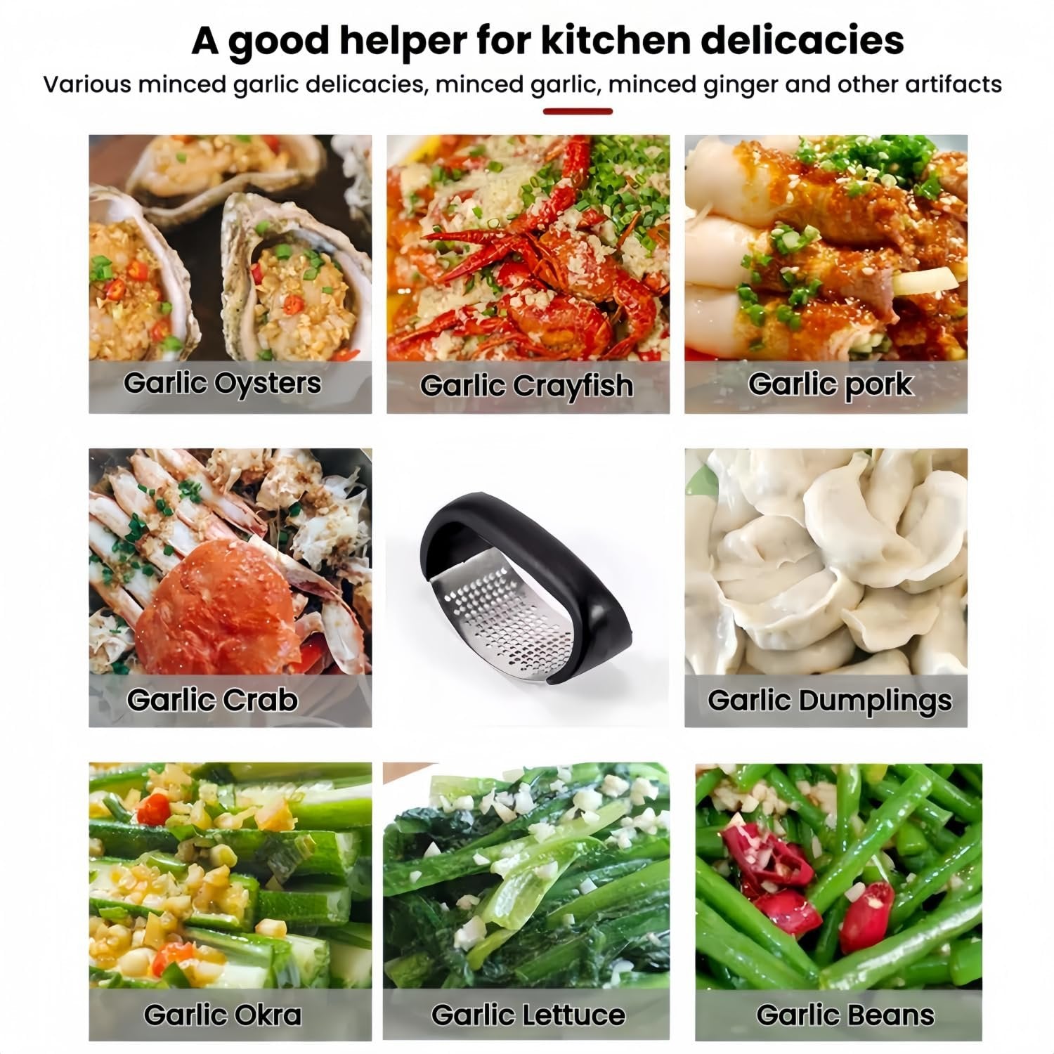 Garlic Press Rocker – Effortless Flavor at Your Fingertips