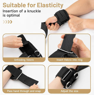 GripCore – Premium 2-in-1 Weight Lifting Wrist Straps