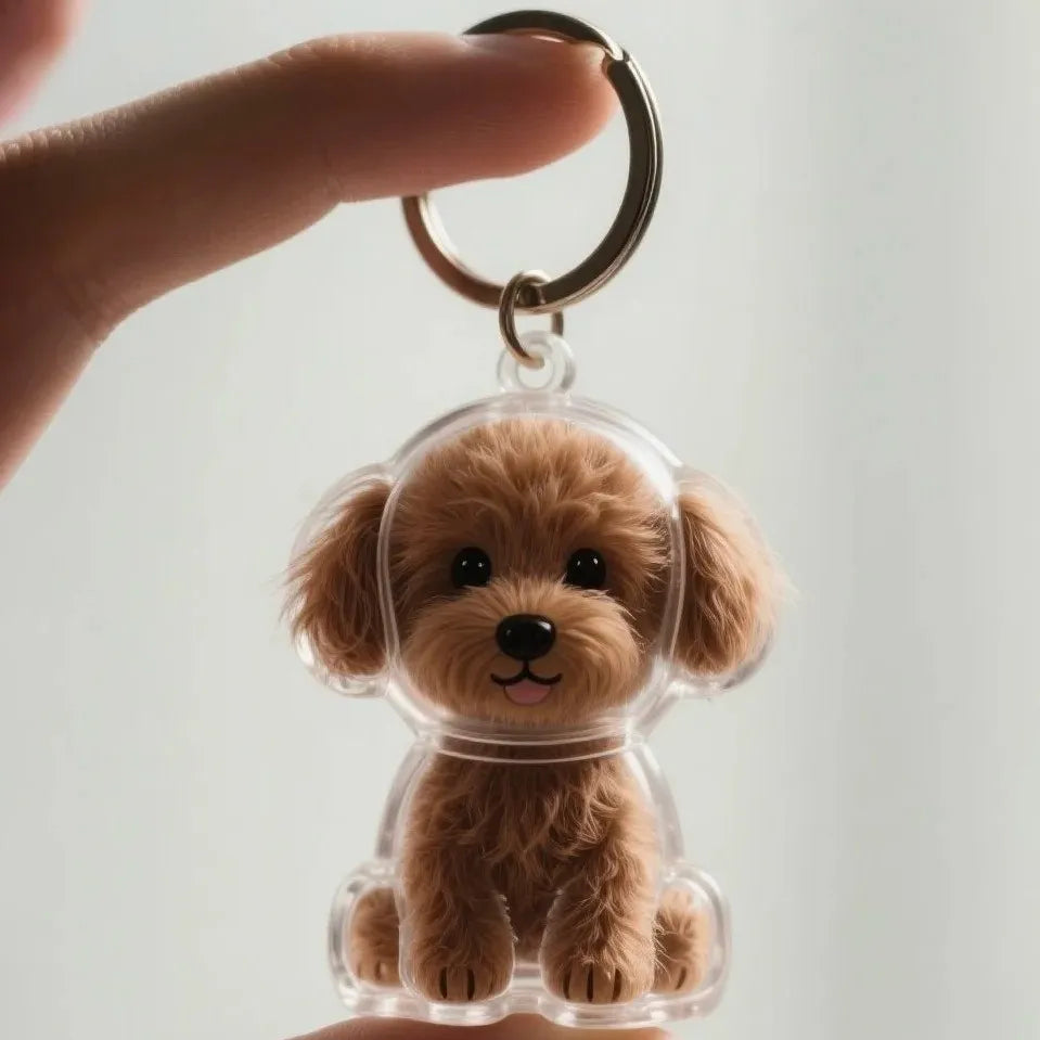 PawMemento – Dog Hair Keepsake Keychain Charm