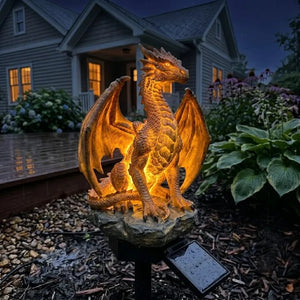 TitanFlame – LED Solar Monster Garden Light