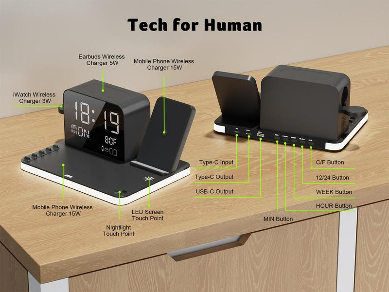ChargeHub – 7-in-1 Wireless Charging Station